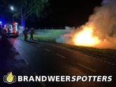 Autobrand Zijlweg in Raamsdonk