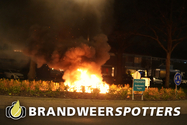 Scooter in brand Hoogeind in Breda