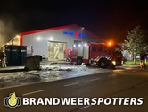 Industriebrand Koopvaardijweg in Oosterhout