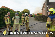 Boerderij in brand (grote brand) (machine berging) Tommel in BAARLE-HERTOG BELGIE (+Video)