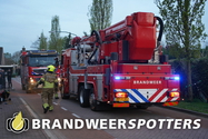 Schoorsteenbrand Herlaerstraat in Hilvarenbeek (+Video)