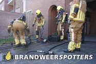 Brand bijgebouw Molenstraat in Goirle (+ Video)