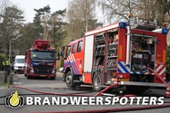 Woningbrand (middel brand) Gerbrandystraat in Rijen