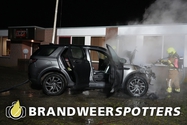 Autobrand Den Bulk Burgemeester Krollaan in Gilze