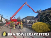 Woningbrand (middel brand) Koekoekstraat in Sprundel
