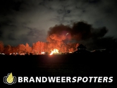 Brand bijgebouw (middel brand) Druisdijk in Riel (+Video)