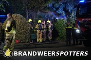 Woningbrand (middel brand) Hof in Bavel