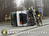 Melding Ongeval wegvervoer (Soort THV: Zware THV) A59 Li - Maasroute in Raamsdonksveer
