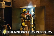 Gebouw in brand (middel brand) Hesperenstraat in Tilburg (+Video)