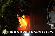 Industriebrand (zeer grote brand) Havenweg in Oosterhout