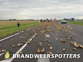 Melding Ongeval wegvervoer (Soort THV: Zware THV) A59 Li 61,6 in Fijnaart