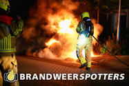 Autobrand Pater van den Elsenplein in Tilburg (+ Video)
