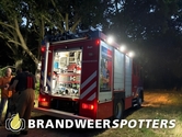Buitenbrand Liniestraat in Den Hout