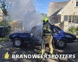 Autobrand Stuivezandsestraat in Wagenberg