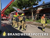 Woningbrand (grote brand) Wagenaarstraat in Tilburg