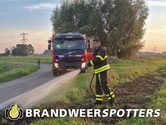 Bermbrand Brielseweg in Drimmelen