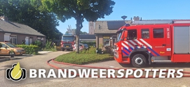 Brand bijgebouw (middel brand) Goedevaart in Rucphen