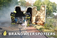 Voertuig in brand Molenschotsebaan in Molenschot