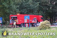 Woningbrand (middel brand) Chaamseweg-Hazenberg in Ulicoten