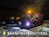 Gebouw in brand Heidehof in Made