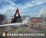 Buitenbrand industrie Rechtvaart in Kaatsheuvel