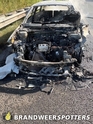 Autobrand A58 rechts thv hectometerpaal 90,1 nabij Roosendaal