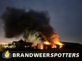 Boerderij in brand (zeer grote brand) Schuivenoordseweg in Terheijden