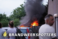 Brand bijgebouw Kapittelstraat in Gilze