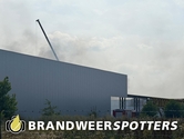 Industriebrand (middel brand) Gooikensdam in Oosterhout