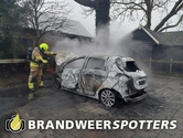 Autobrand Zuiddijk in Langeweg