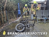 Voertuig in brand Zuideindsestraat in Made