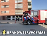 Brand in een flat Maasdijk in Breda