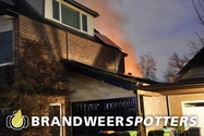 Woningbrand Acacialaan in Goirle (+ Video)