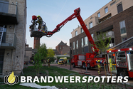 Woningbrand (grote brand) St. Theresiastraat in Raamsdonksveer