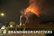 Gebouw in brand Oosterzelestraat in Breda
