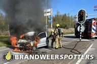 Voertuig in brand Wagenbergse Baan - N285 in Wagenberg