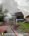 Boerderij in brand Groeske in Castelre