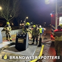 Containerbrand Raadhuislaan in Werkendam