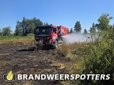 Natuurbrand (middel brand) Kruisvaart in Sprang-Capelle