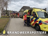Woningbrand (middel brand) Schapendonk in Raamsdonksveer