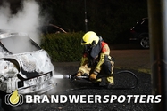 Autobrand Sweelinckstraat in Oosterhout