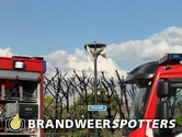 Buitenbrand (grote brand) Maasdijk in Raamsdonksveer