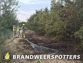 Bermbrand Vrachelsestraat in Den Hout