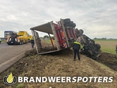 Melding Ongeval wegvervoer (Soort THV: Zware THV) A59 Li 61,6 in Fijnaart