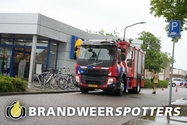 Winkel in brand Zuiderhout in Oosterhout