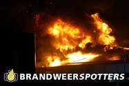 Melding (zeer grote brand) (GRIP: GRIP 2) BR industrie Vierbundersweg in Dongen (+Video)