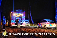 Persoon te water Steenovensebaan in Rijen