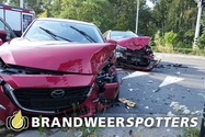 Autobrand Bredaseweg Daniel de Brouwerstraat in Tilburg