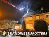 Schoorsteenbrand Fresiastraat in Made