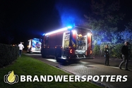 Woningbrand (middel brand) Hof in Bavel